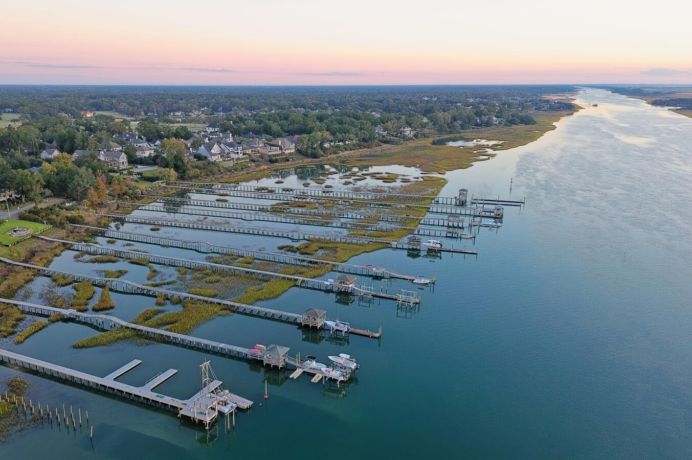 Summer Rest Docks at Dawn